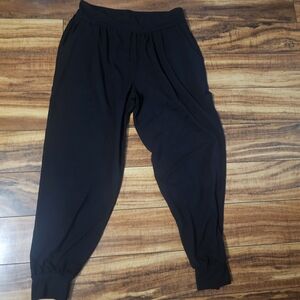Ava Sky Black Track Joggers